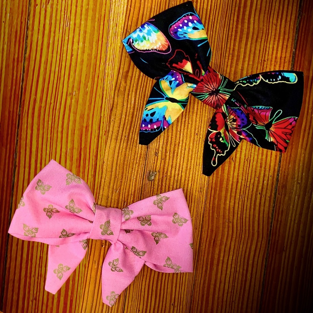 Girls Butterfly Hair Bow